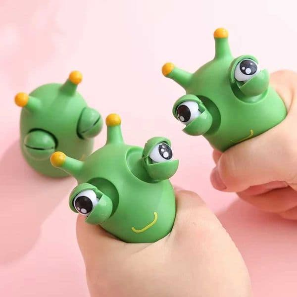 Creative Explosive Eye Worm Squeeze Pinch Toy Funny Novelty Eye Popping Caterpillar Toys Adult Children Fidget Stress Relief Toy T260602