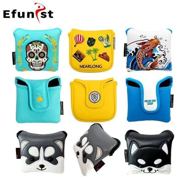 Mallet Putter Cover Headcover Putting Practice Supplies New PU Waterproof Golf Accessories Sport 26L0602