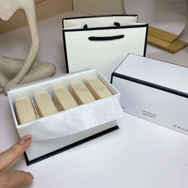 5PCS square soap set bath soap solid air perfume freshener soap household shower product