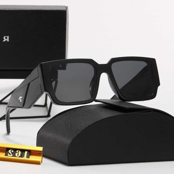 designer Sunglasses Luxury waterproof polarized alloy plastic frame resin lens beach fashion full frame sunglasses men women 6 colours with case good S260602