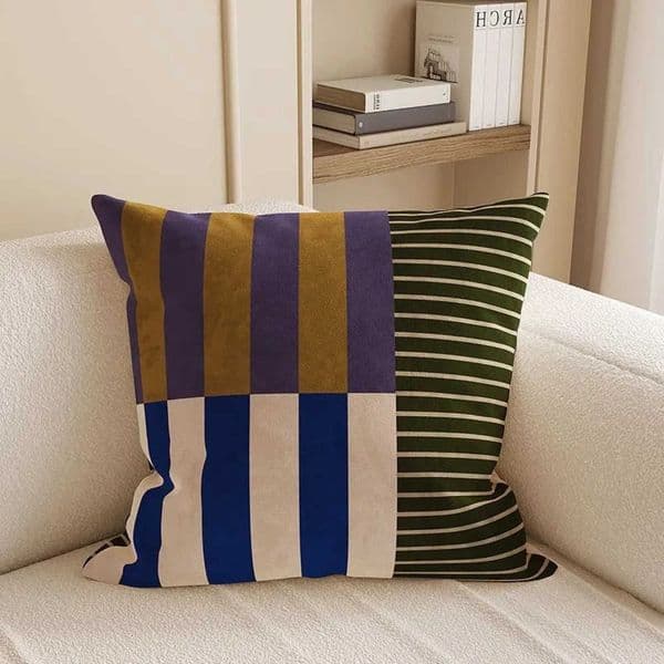 low Decorative vintage Case Stripe Cushion Cover Soft Suitable For Sofa Bed Living Ro Chair He Decoration 250626 Y260601