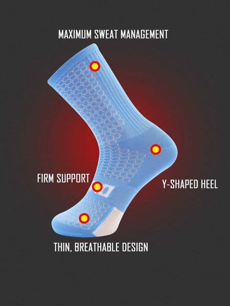 Cycling 1 Pair Socks Compression Athletic Crew Running Socks Mens Womens Hiking Riding Bike Workout Climbing Sports H2606021