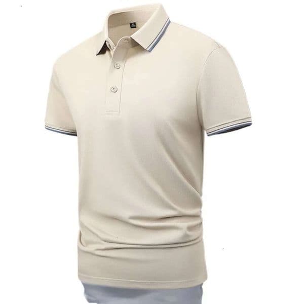 Short Sleeve POLO Shirt 2026 New Summer High End Casual Men's Top With Turn Down Collar Simple Knit Design 420