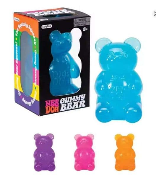 8CM Needoh Gummy Bear Malt Sugar Slow Rebound Squishy Anxiety Stress Relief Sensory Fidget Toys for Kids with Autism TAX FREE HJ
