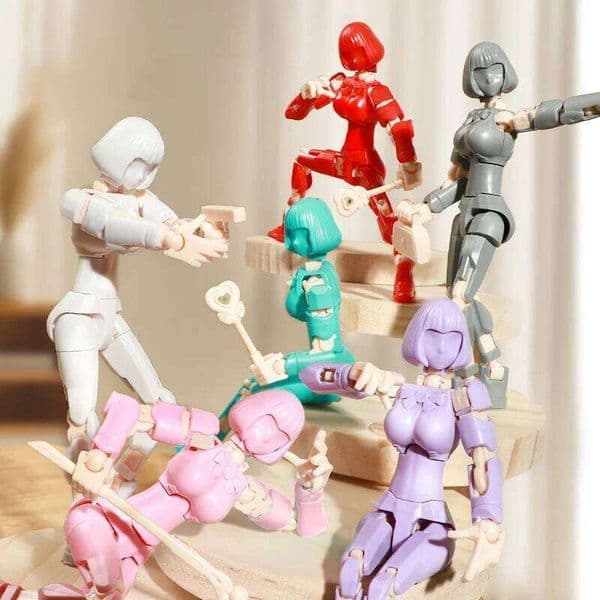3D Printed Mannequin Dummy Magical Beauty Girl Action Figure Multi-Jointed Movable Shapeshift Robot Ornament For Kids Adult W260602