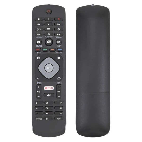 New Universal Remote Control with Netflix Buttons Controller Replacement for Philips Smart TV, TV LCD LED TVs