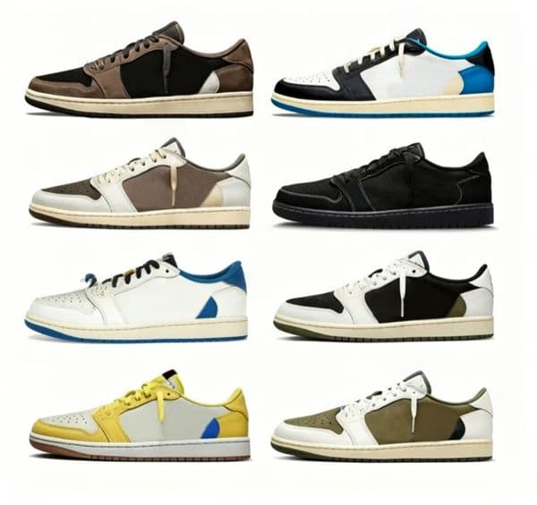 Free shipping Low 1s Basketball Shoes OG Available in multiple colors, unisex casual sneakers for daily & outdoor wear