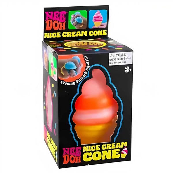 Schylling Needoh Nice Cube Sensory Nice-Sicle Stress Relief Squishy Cube Anti-Anxiety Squeeze Object For Focus ADHD Population T260602UCAQ