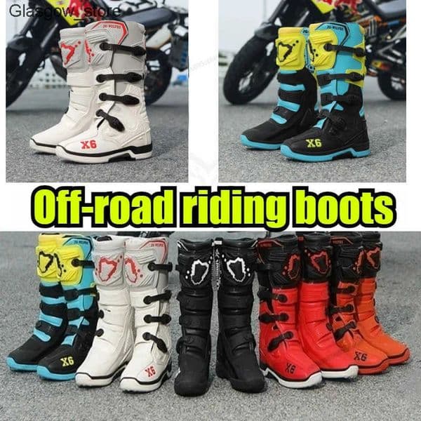 Men Motorcycle Boot Women Riding Mid-Calf Ankle Protective Shoes Motorbike Equipment Racing Rally Long Botas Motorcycle Boots L260602
