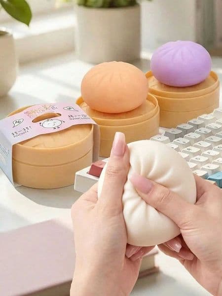 Squishy 1PC Soft Vapor Shape Stress Relief Toy Elastic Dough Texture Adult Fidget Toy for Office Desk Home Decor Party Z260602