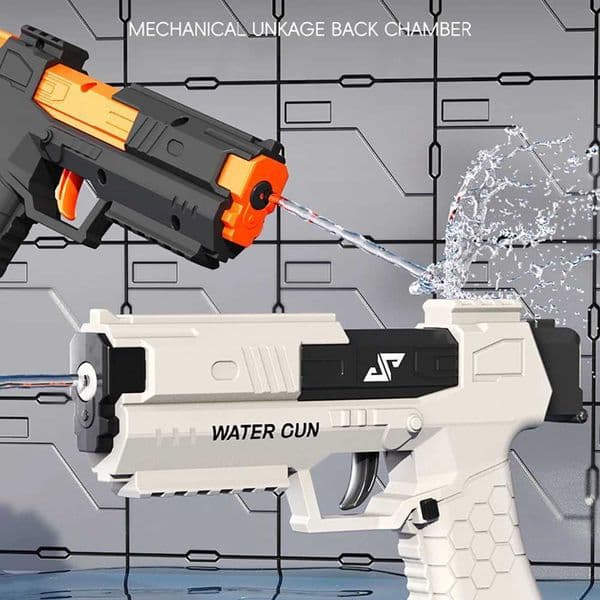 Children Summer Magazine Clip Water Gun non Electric Pistol High-Pressure Full Automatic Shooting Water Beach Toy Gun For Kids T260602