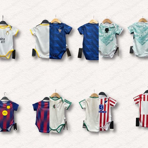 World Cup Outfit Baby Soccer Onesie Bodysuit Designer Infant Jumpsuits Fan Romper Newborn Baby Infant Jumpsuit Luxury Clothes Boys Girl Y260602