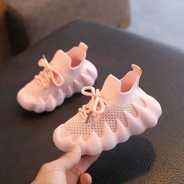 Luxury Designer Children Running Sneakers Boys Kids Shoes Mesh Breathable Anti-Slip Sport Casual Shoes Fashion Toddler Flat ShoeT260602
