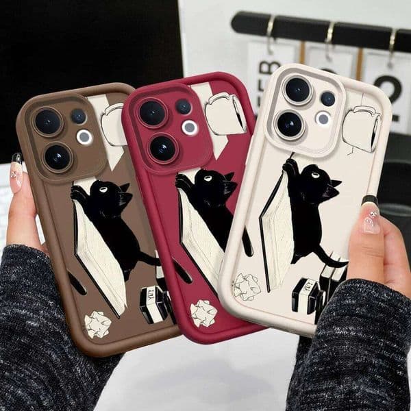 Funny Cat Phone Case For VIVO V60 V50 V40 Lite V30 V29 V29E V27 V27E V25 V25E V23 V23E Pro 4G 5G Staircase Soft Cover