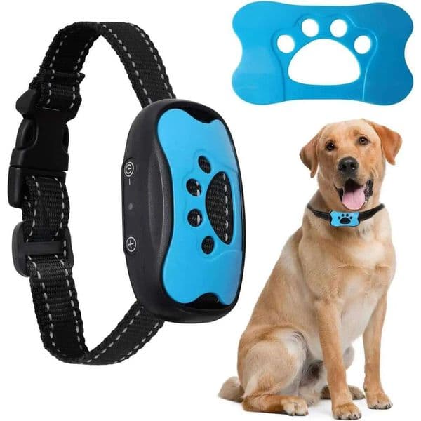 Pet Dog Device USB Rechargeable Dogs Training Ultrasonic Stop Barking Vibration Anti Bark Collar 26L0602