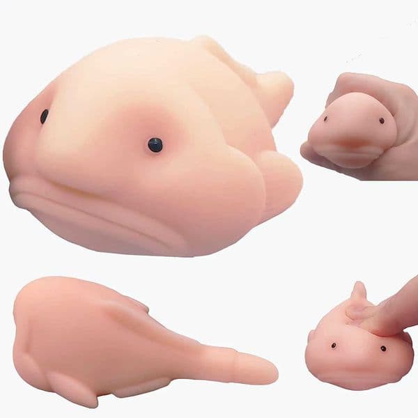 1Pc Blobfish Squeeze Toys Sensory Animal Soft Pop Fidget Toys for Kids Adult Stress Relief Game Party Halloween Christmas Gifts T260602