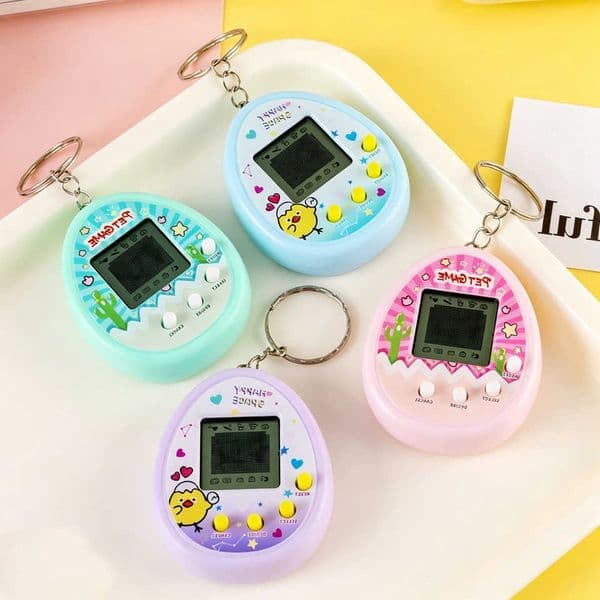 Pets Electronic Game Toys Keychain Virtual Tamagotchi Virtual Cyber Digital Animals Toys Nostalgic Game Machine For Kids Child L2606032K0M