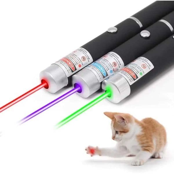1Redlight Mini Pointer Portable Laser LED Without Green Batteries LED Flashlight Laser pen Cat Interactive Scratching Play Toy C2606021