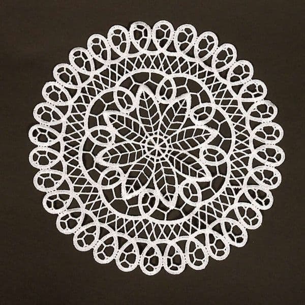 Direct sales manufacturer: cross-border light luxury lace round placemats, wholesale from the manufacturer, water-absorbent