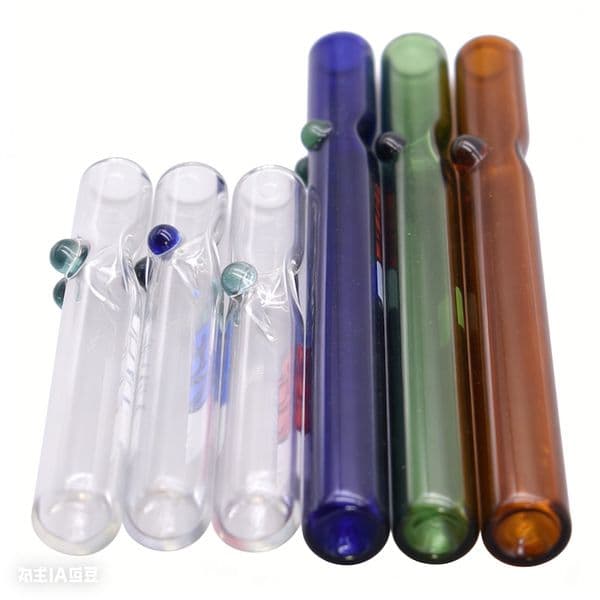 Cheap Colorful 11.5cm/17.5cm Thick heady Labs Glass herb tobacco Pipe mini Brand glass hand pipe Steamrollers pipes for smoking