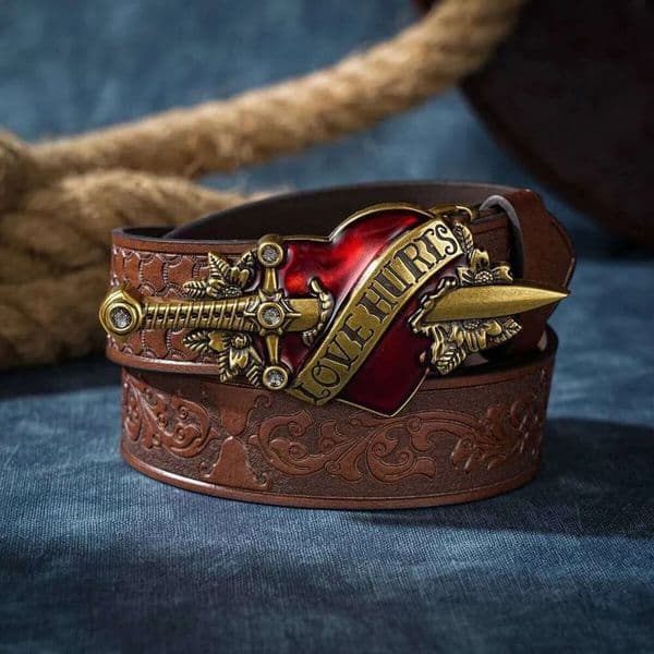 2026 New A Casual, Individual Retro Western-Style Clothing Accessory, Metal Buckle, PU Belt, Suitable For Both Men And Women Designer 66