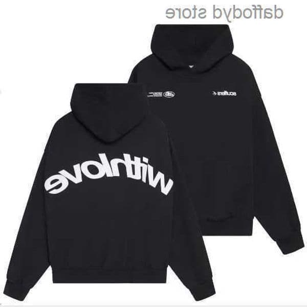 Sweatshirts Womens Hoodies Love Hoodie Hooded Casual Adding Flce Luxury Unisex Quty Winter Clothing S260603