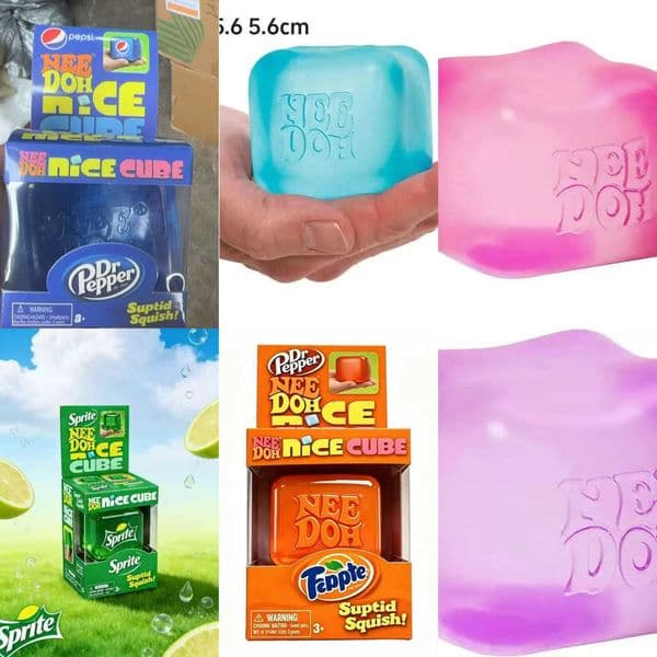 Shape 20pc NeeDoh Dr Pepper 2026 Decompression Toy Sensory Stress Relief Fidget Toy for Adults Kids Y260515 Y260603