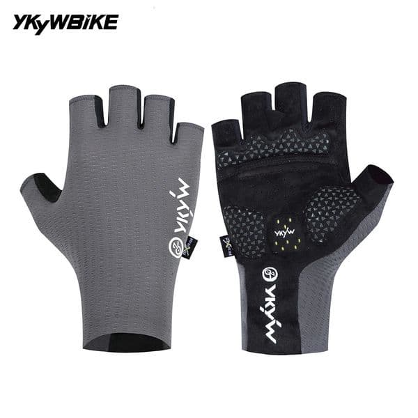 YKYWBIKE 2026 Cycling Sports Gloves PORON XRD Sponge Summer Road Bike Gloves Shock-Absorbing Bicycle MTB Half Finger Gloves 260603