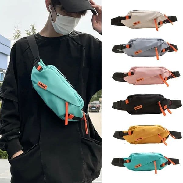 Japanese Style Versatile Chest Bag for Women Casual Sports Crossbody Bag for Men Large Capacity Street Student Shoulder Bag 260602
