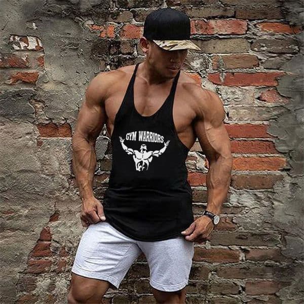 Muscle guys Clothing Gym Tank Tops Mens Fitness cotton Clothes Singlets Men Stringer Bodybuilding sleeveless Shirt260601