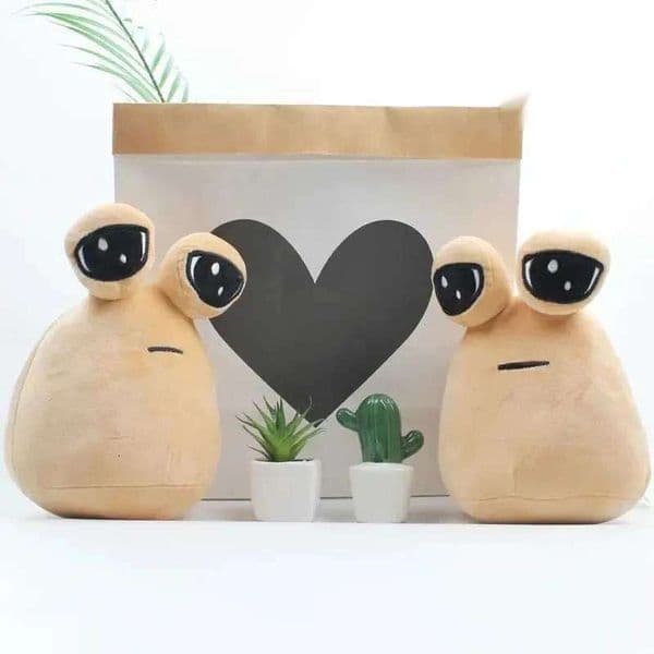 Animals 22cm My Pet Toy Furdiburb Emotion Alien Plushie Stuffed Animal Pou Doll Kids Favor Hot Game Plush Birthday Gifts