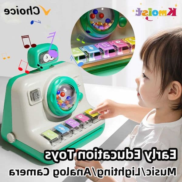 Musical Instruments Piano With Music Light Multifunction MusicEarly Educational Kids Baby Mini Cute Analog Photography Toys Gift L260603