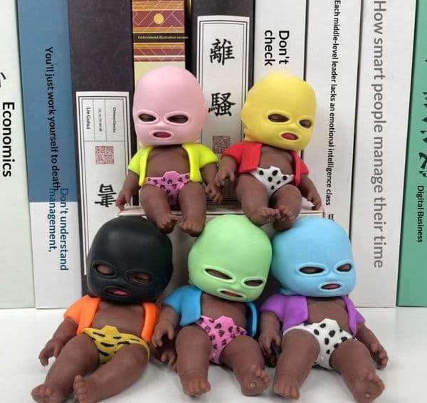 Palm Size Soft Doll TPR Sand Filled Slow Rebound Squishy Toy Stress Relief Squeeze Toy Kids Play House Decompression Gift Random T260602