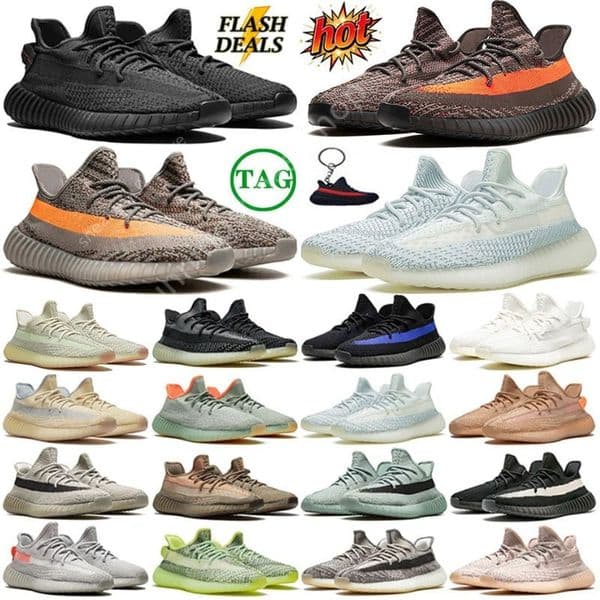 Top Fashion Designer 350 v2 Running Shoes Sneakers Trainers for black white blue Mens Women 350s Outdoor Sports Hiking shoe SIZE EUR 47