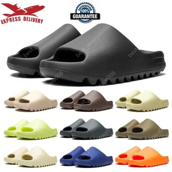New Arrival Original Onyx Slides Slippers Designer Slider for Men Women Slippers Flax Sand Bone Resin Black red Grey Vermilion Summer Beach sandals US 13