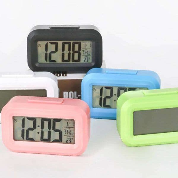 Office Bedroom Study Electronic Wth Night Light Creative Bedside Date Temperature Timer Alarm Clock