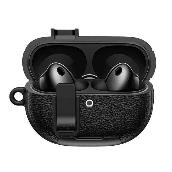 Earphone protective case for FreeBuds Pro 5 PU Leather Case with Phone Stand Switch Lock Headphones Shockproof SleeveT260602