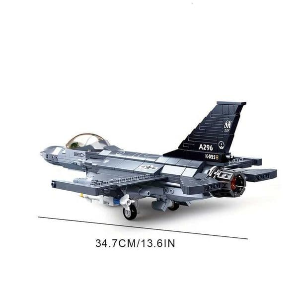 521pcs Military Series Fighter Plane Assembly Building Blocks Model Childrens Educational Toys For Christmas GiftsJ260603