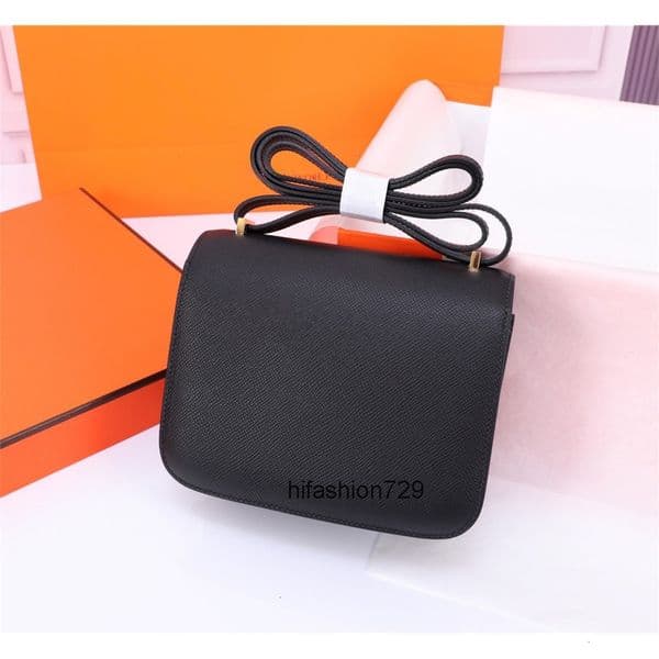 10a Top quality constances bag designer bag shoulder bag handbag tote bag 10a epsom calfskin crossbody wax thread hand sewn 19cm 24cm bags designer women bag L3QO