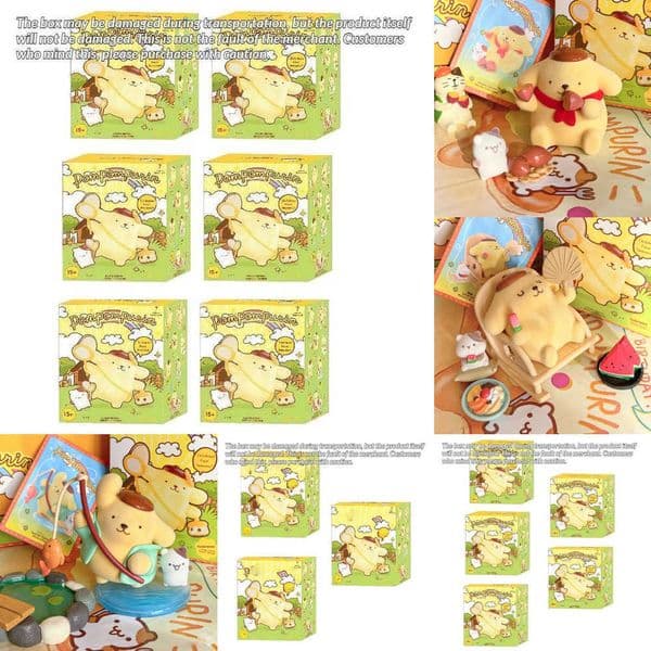 Series Four Seasons Pompompurin Blind Box Childhood Cartoon Figurine Peripheral Collectible Toy Desktop Decoration Surprise Gift D260321 Y260516 Y260603