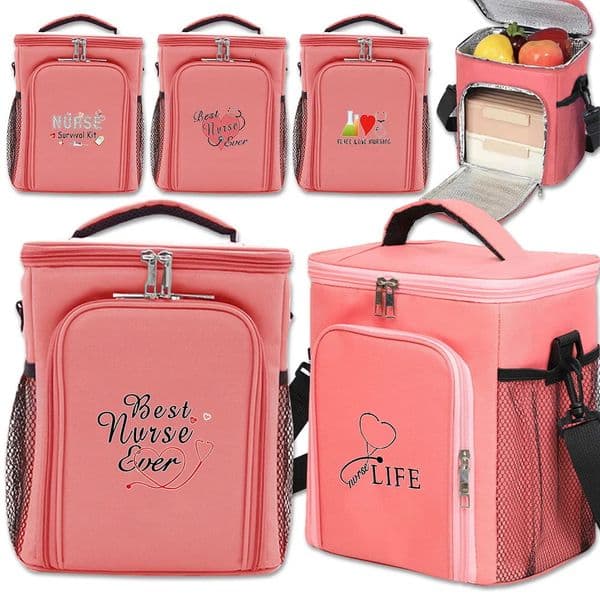 Ice Pack Portable Outdoor Food Storage Camping and Picnic Organizer Box Nurse Printing Series Reusable Travel Refrigerated Bag 260603