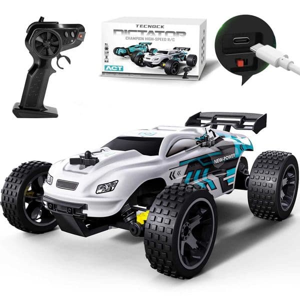 High-Speed RC Car for AdultsKids20 KM/H Remote Ccontrol Cars Toy Off-Road Buggy with Lights 24GHz RC Racing Car 50 Min Play L260603