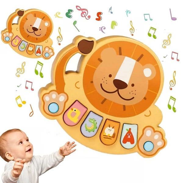 Kids Electronic Piano Toy Learning Music Animal Enlightenment Baby Toys Multifunctional Electronic Musical Instrument Toy Gifts L260603