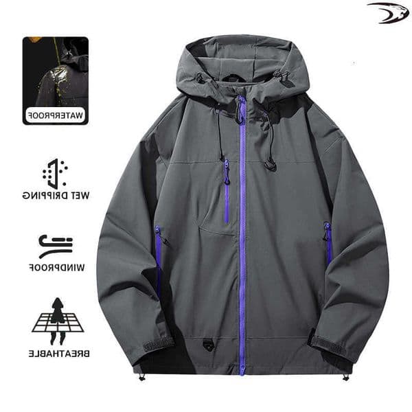 Women LNGXO Men Waterproof Hiking Jacket Trekking Camping Mountaineering Windbreaker Unisex Outdoor Sport Windproof Rain Coat M260603