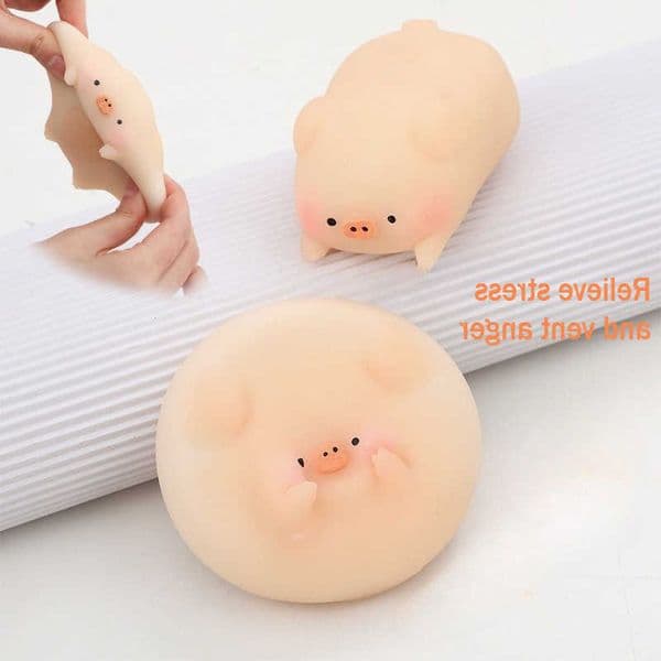 Cute Little Pink Pig Squeeze Toys Pink Piglet Stress-relieving and Venting Toys Kawaii Pet Fidget Toys Gifts for Friends T260602YIEQ
