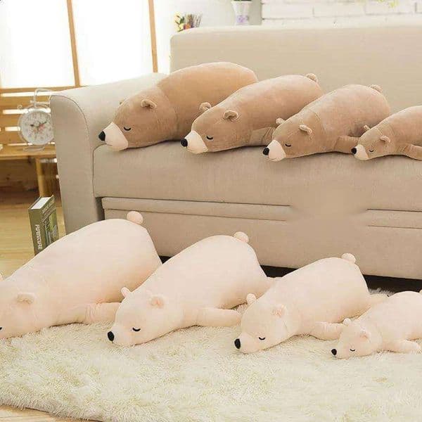 1pc 60cm Cute Stuffed Down Cotton Animal Pillow Kawaii Sea Otter Toys for Children Kids Girls Christmas Birthday Gift MX200716