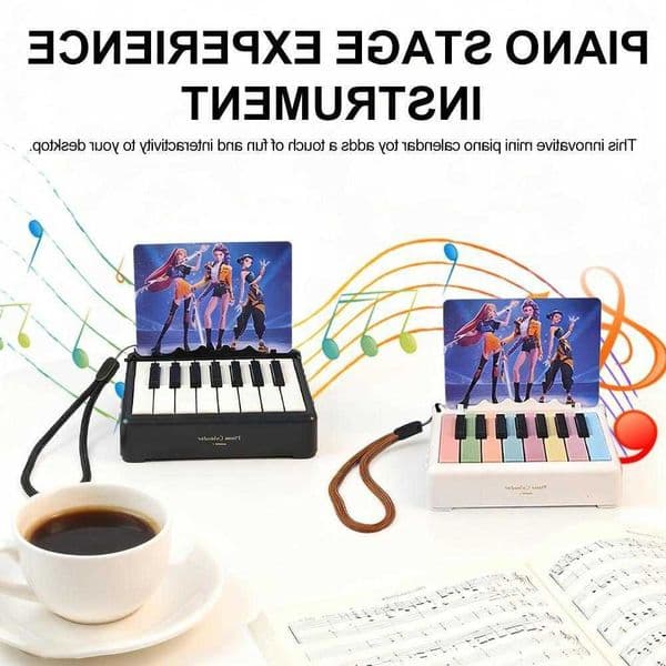 Playable Piano Desk Calendar For Witch Hunter Girl Group Themed Musical Advent Calendar Popular Christmas New Year Gift L260603