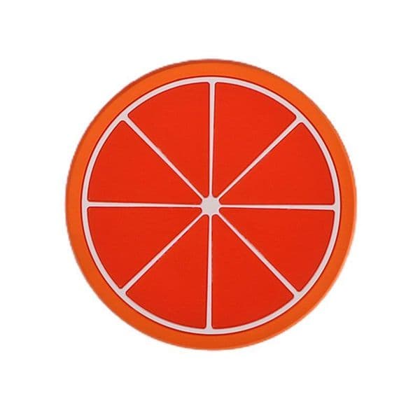 Fruit Shape Coaster Cup Pads Anti Slip Insulation Dish Mat Drinks Tea Coffee Cups Holder Placemat Orange Watermelon Kitchen Dining Bar Table Decorations JY1002