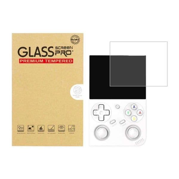 2Pcs Protector Anti-scratch Protective 9H HD Tempered Screen Film for Anbernic RG35XXPro Game Console