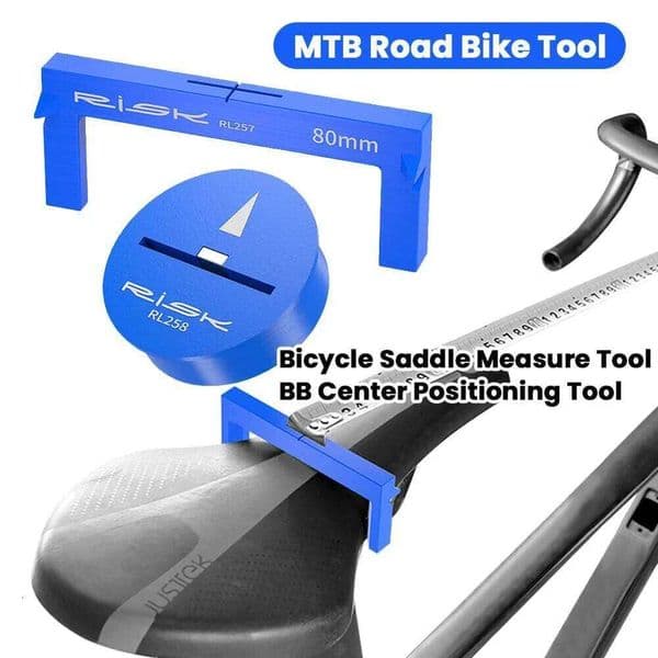 MTB Road Measure Saddle Positioning Tools Bicycle Seat Cushion Measurement Auxiliary Tool Bike Accessories